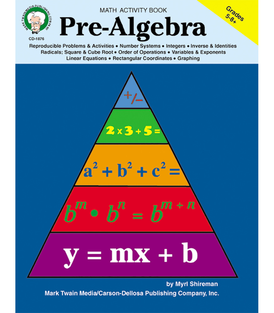 Pre-Algebra Workbook Grade 5-8 eBook