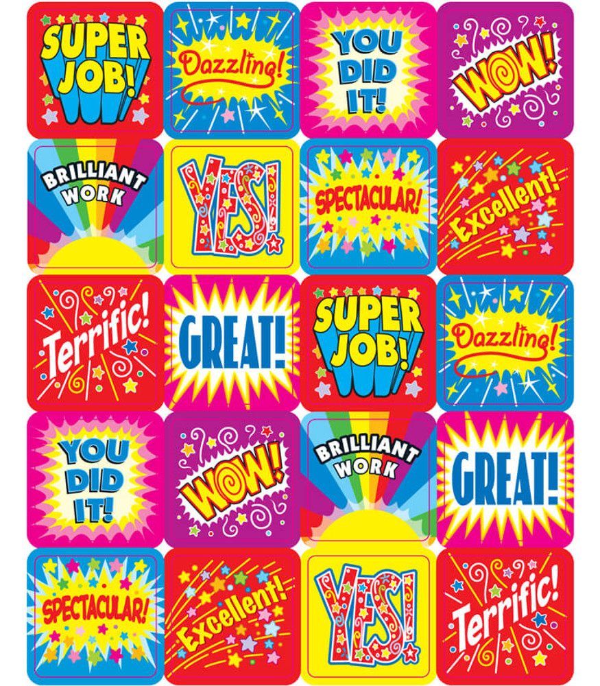 Positive Words Motivational Stickers