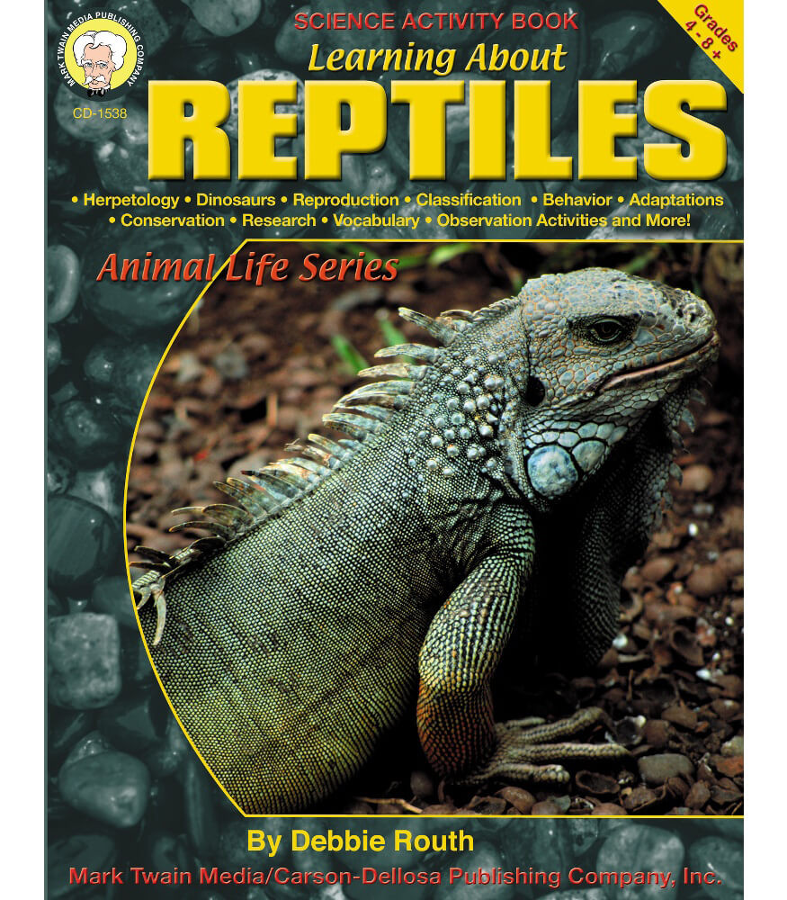 Learning About Reptiles Resource Book Grade 4-8 Paperback