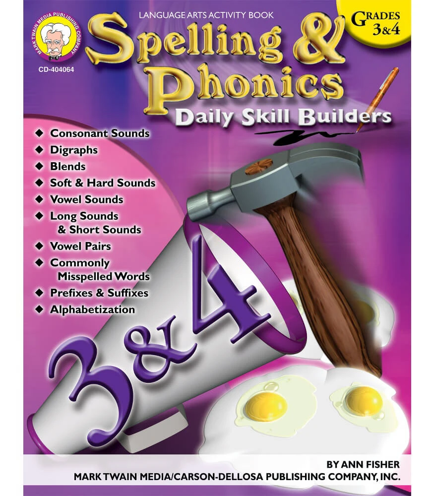Grade 3-4 Spelling & Phonics Resource Book eBook