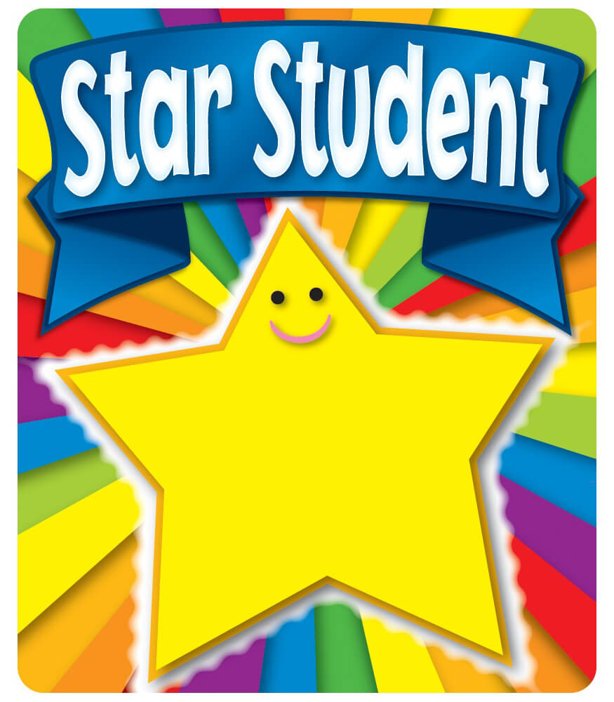 Star Student Motivational Stickers