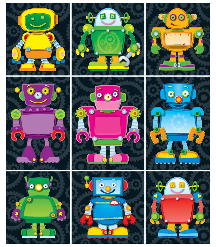 Robots Prize Pack Stickers