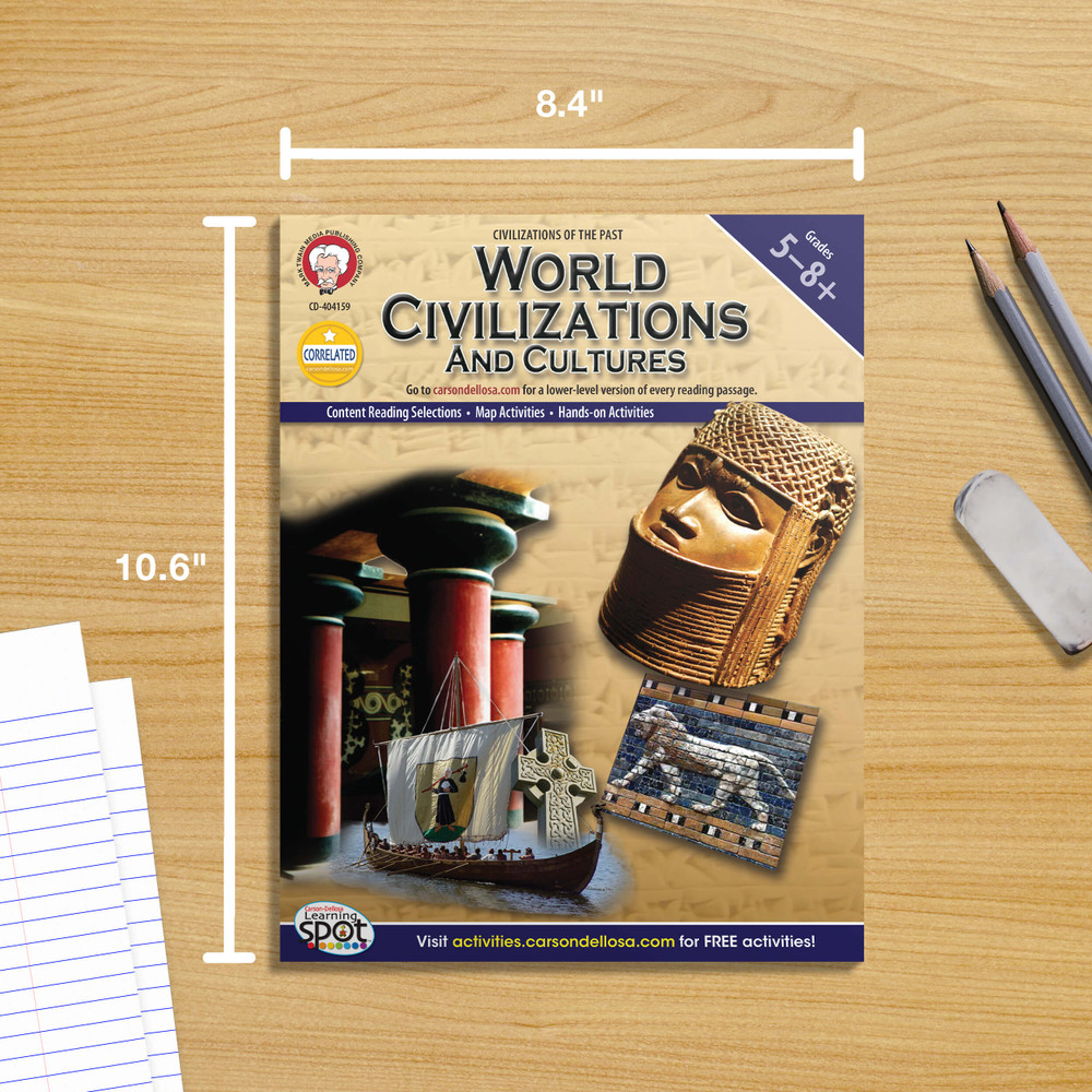Grade 5-8 World Civilizations and Cultures Resource Book Paperback