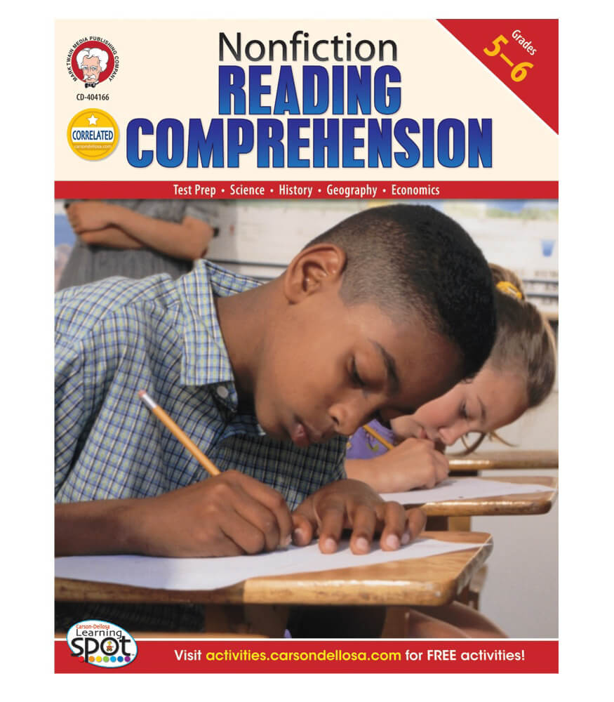 Grade 5-6 Nonfiction Reading Comprehension Resource Book Paperback