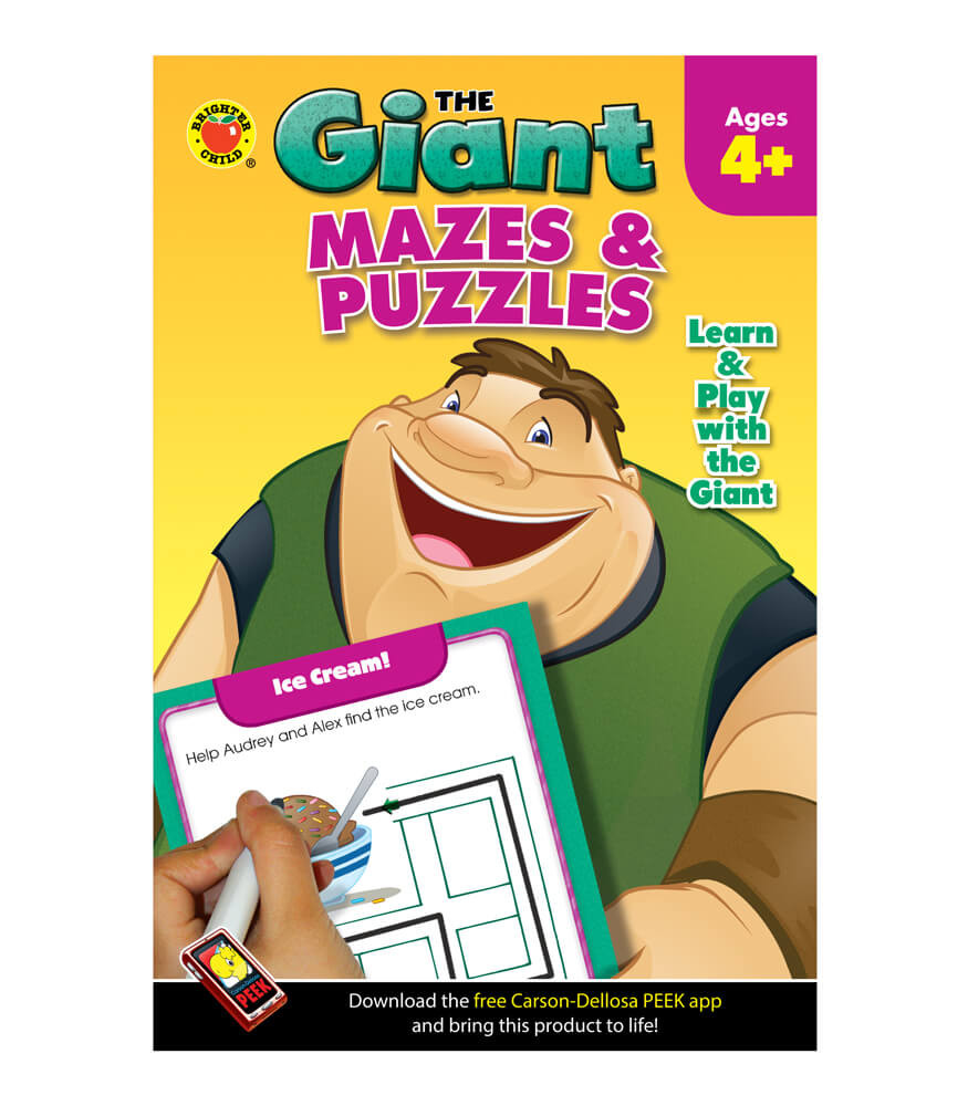 Mazes For Kids Ages 4-6: Fun Maze Activity Book by BrainBloom Books
