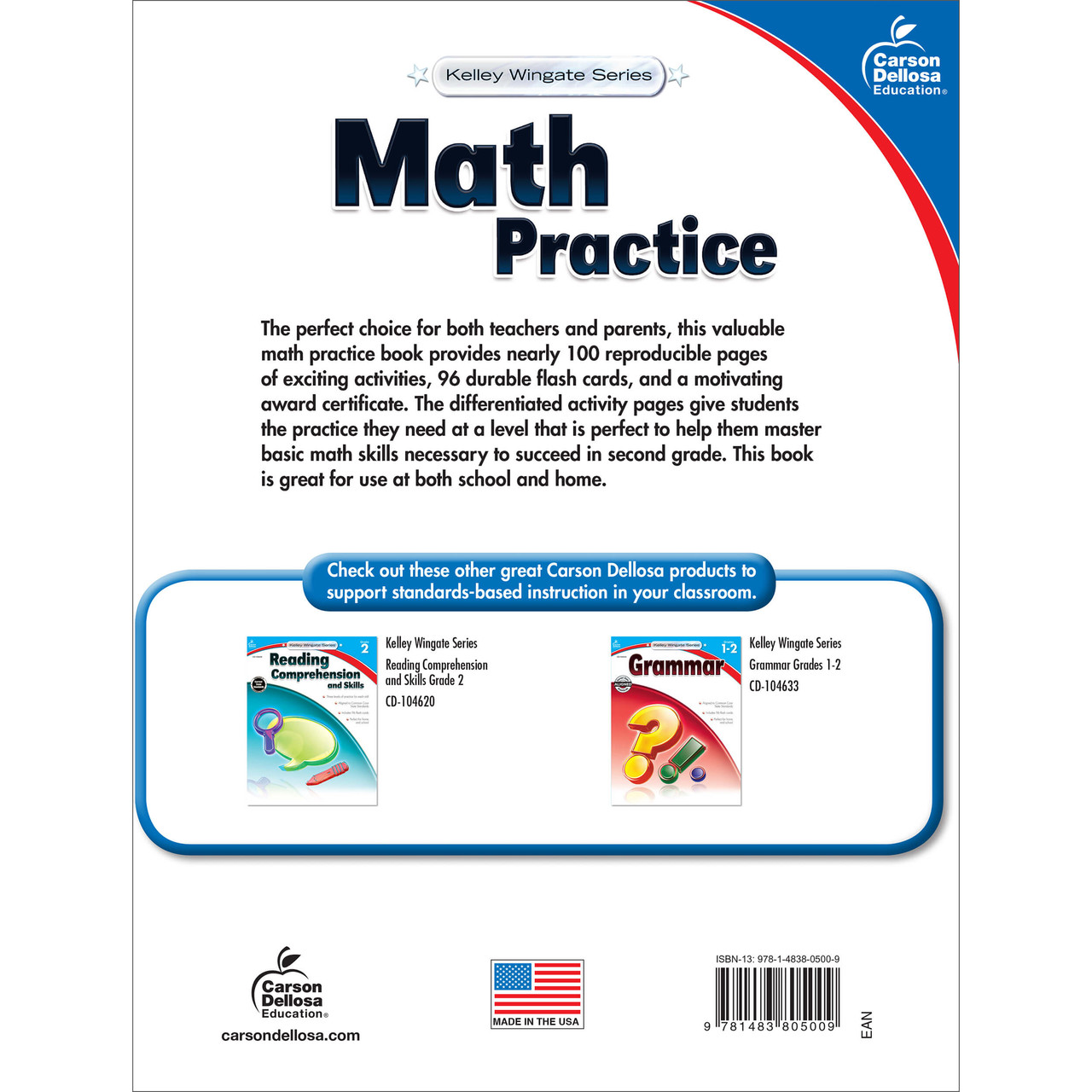 Grade 2 Kelley Wingate Math Practice Workbook eBook