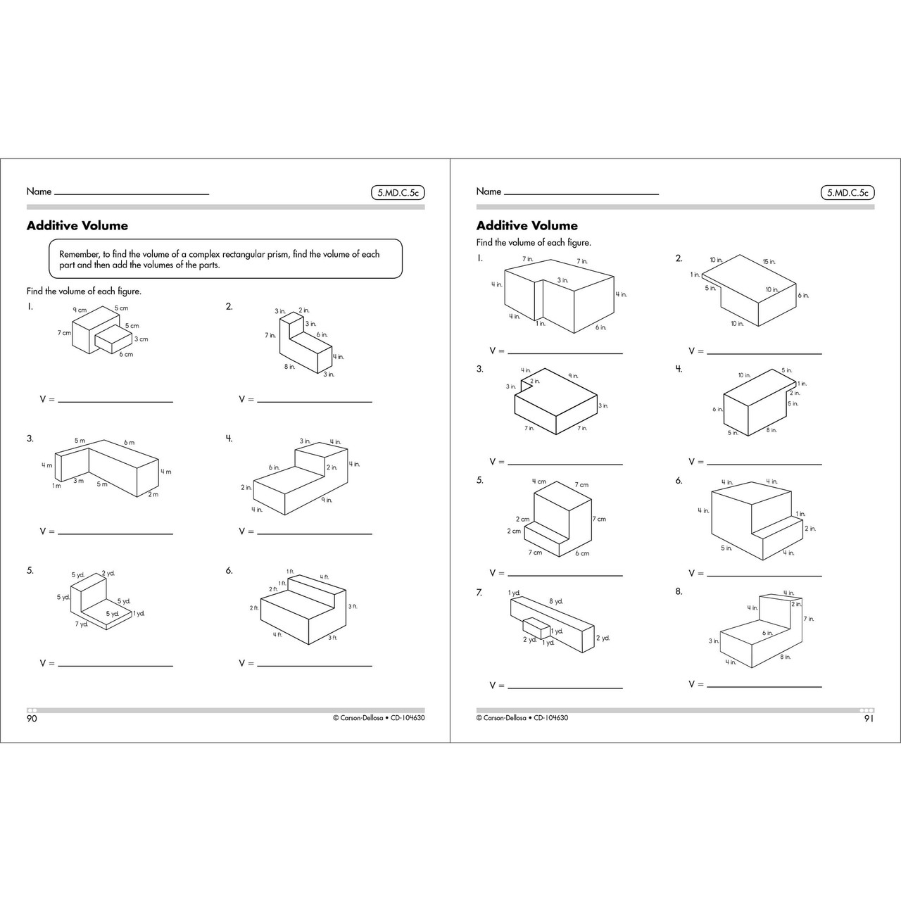 Grade 5 Kelley Wingate Math Practice Workbook eBook