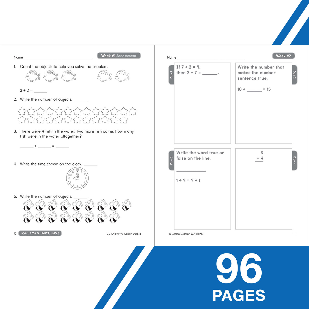 Common Core Math 4 Today Workbook Grade 1 eBook