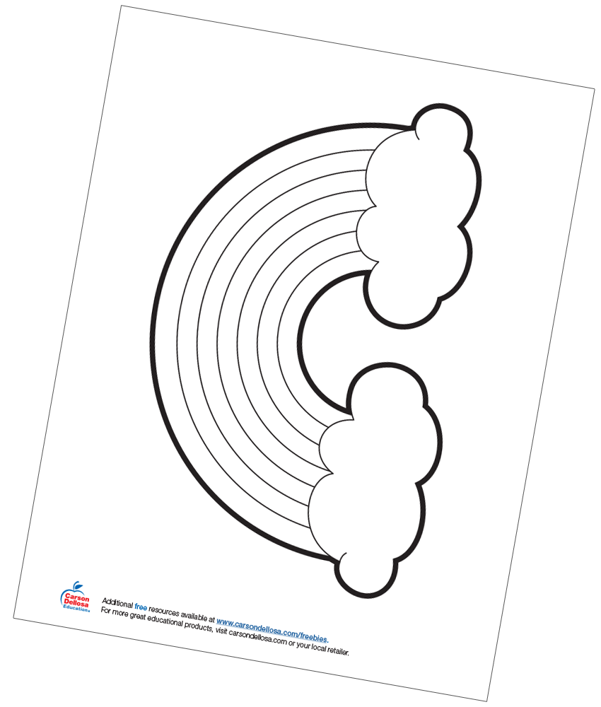 Rainbow Free Printable | Carson Dellosa