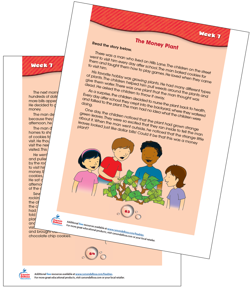 Week 7 Grades 2-3 Free Printable | Carson Dellosa