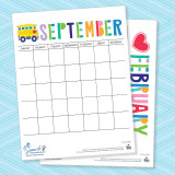 Free Printable Calendars | Carson Dellosa