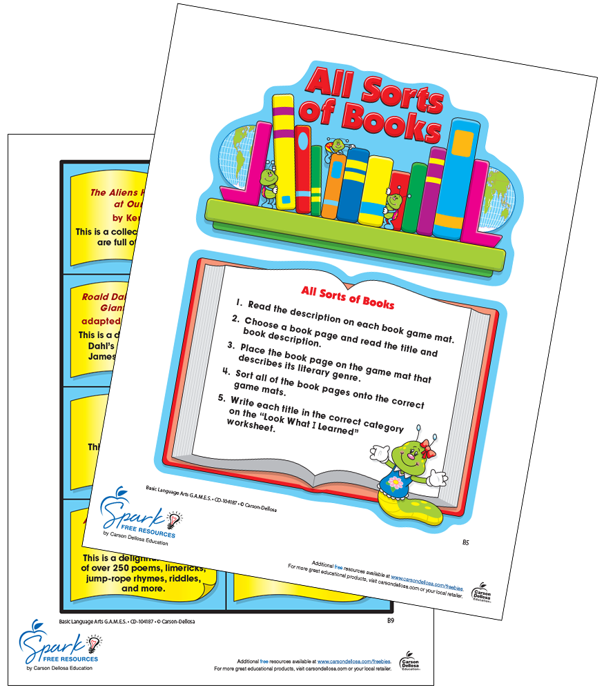 Free Hands-On Learning Printable Activities | Carson Dellosa