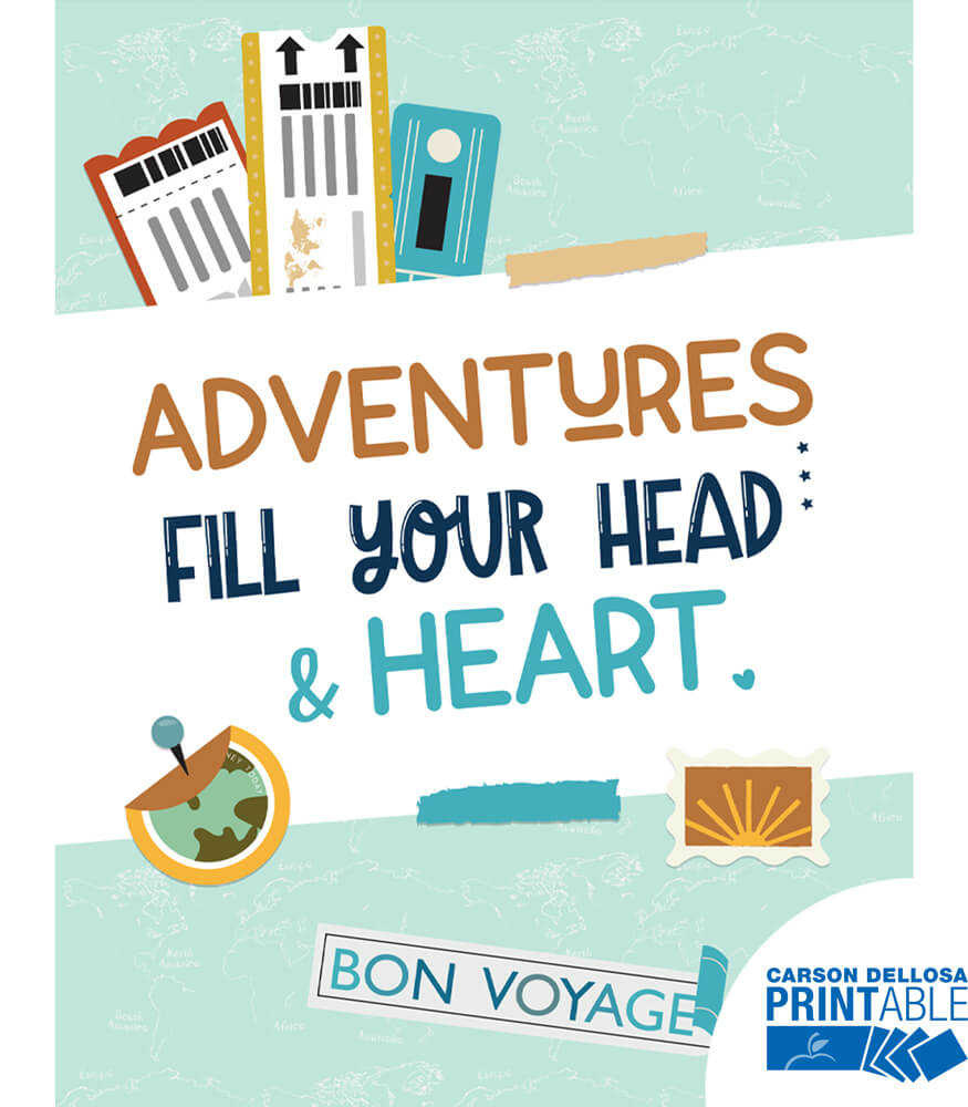 Let's Explore Chart and Printable Poster Set