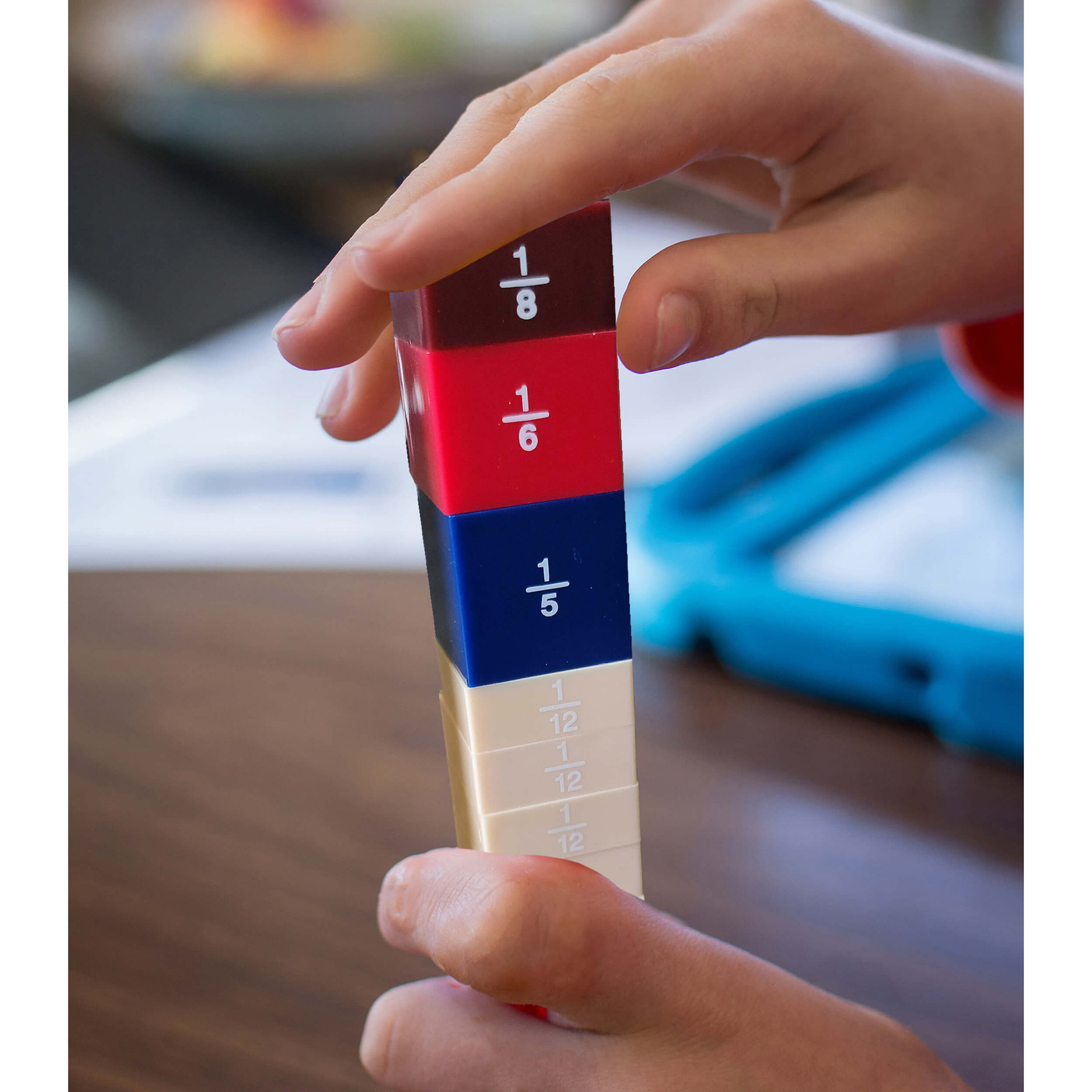 Grade 2-6 Fraction Stax® Set Math Manipulative