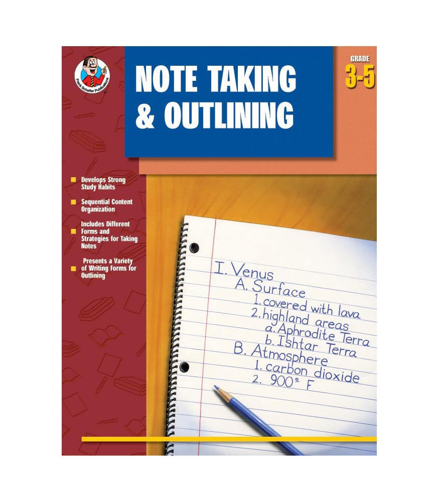 Note Taking & Outlining Resource Book Grade 35 eBook