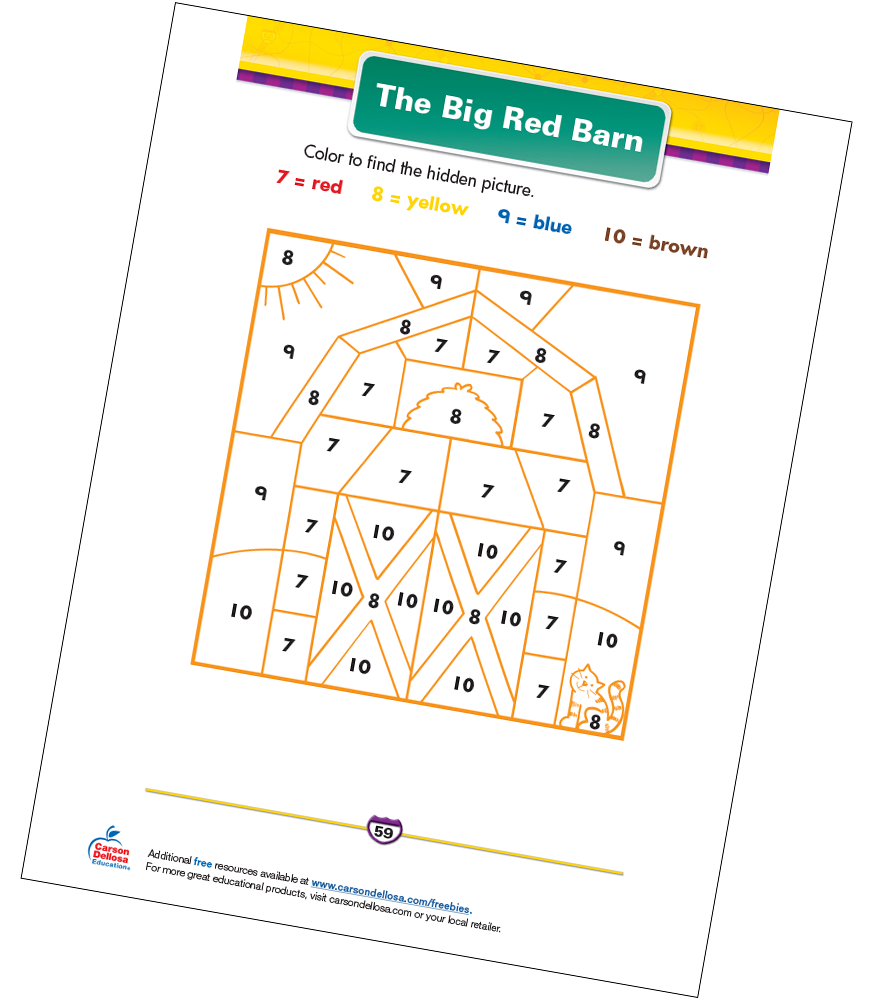 The Big Red Barn Free Printable | Carson Dellosa