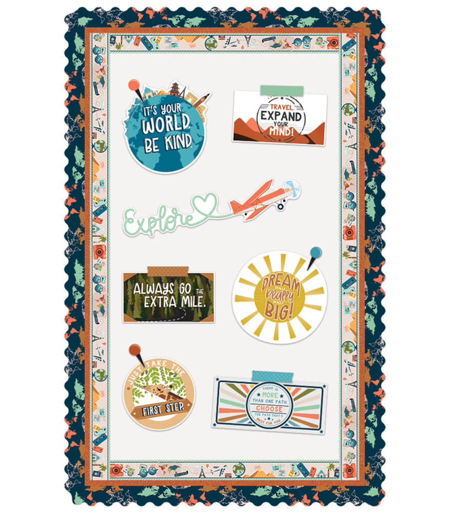 Let's Explore Straight Bulletin Board Borders