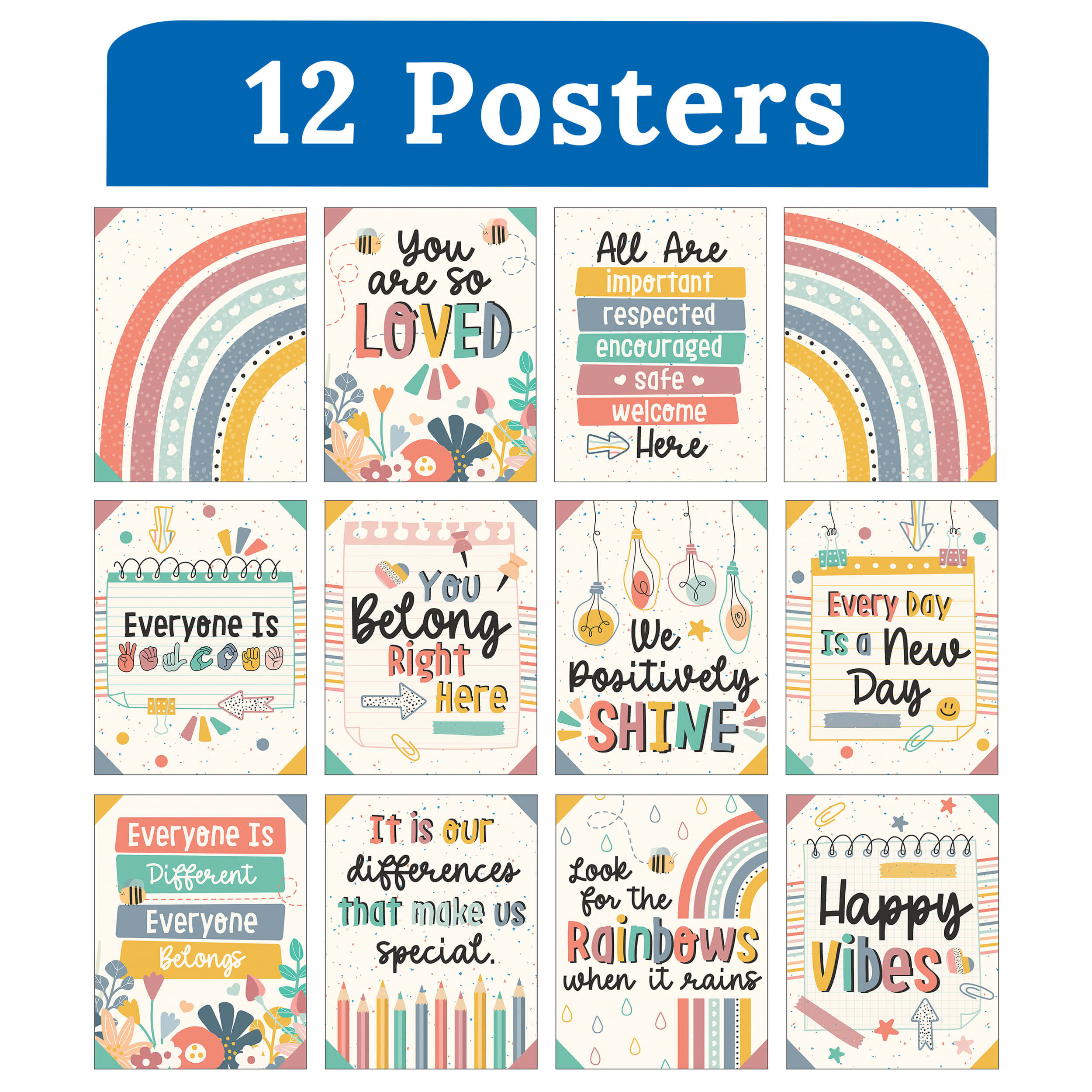 Mini Posters: We Belong Poster Set