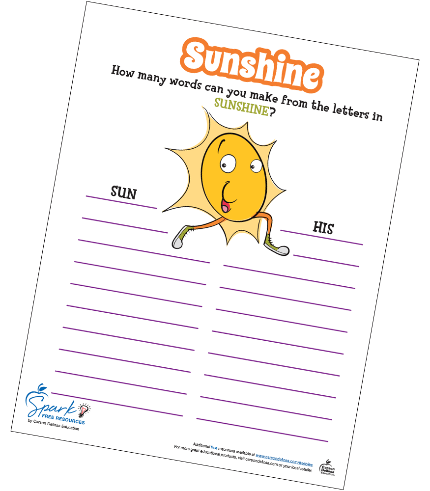 Free Teacher Resources | Free Printables | Carson Dellosa