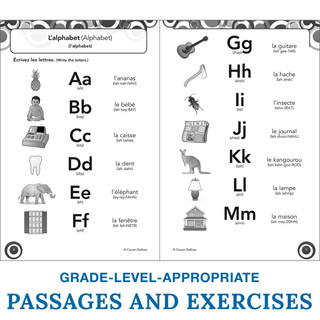 Grade K-5 French I Workbook Paperback