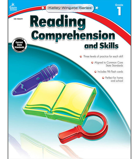 Kelley Wingate Reading Comprehension and Skills Workbook image