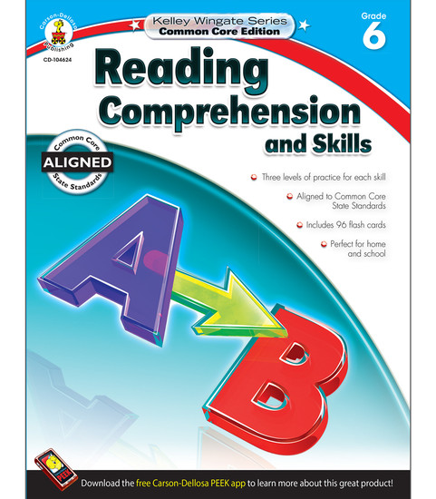 Carson-Dellosa Reading Comprehension and Skills, Grade 6 Teacher