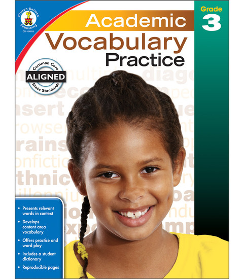 Carson-Dellosa Academic Vocabulary Practice, Grade 3 Teacher