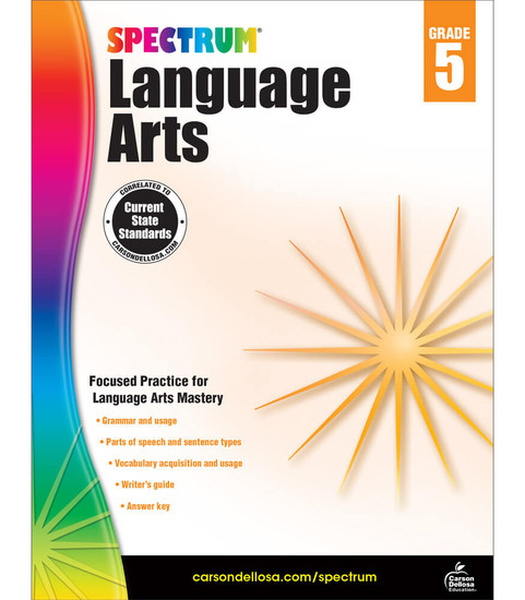 Spectrum® Spectrum Language Arts, Grade 5 Parent