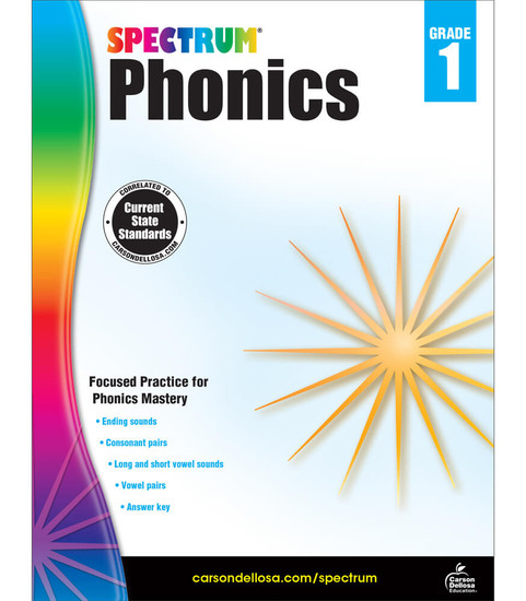 Spectrum Phonics Workbook image
