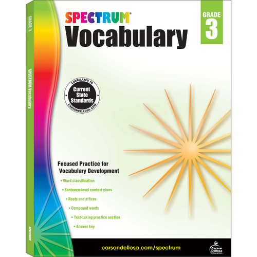 Spectrum Vocabulary Workbook image