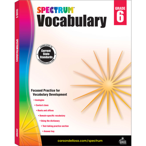 Spectrum Vocabulary Workbook image