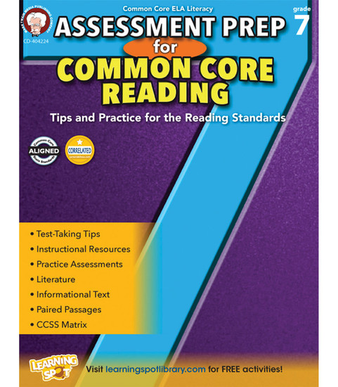 Assessment Prep for Common Core Reading Resource Book image