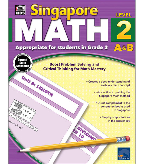 Thinking Kids® Singapore Math, Grade 3 Parent