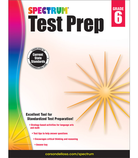 SpectrumÃ® Spectrum Test Prep, Grade 6 Parent