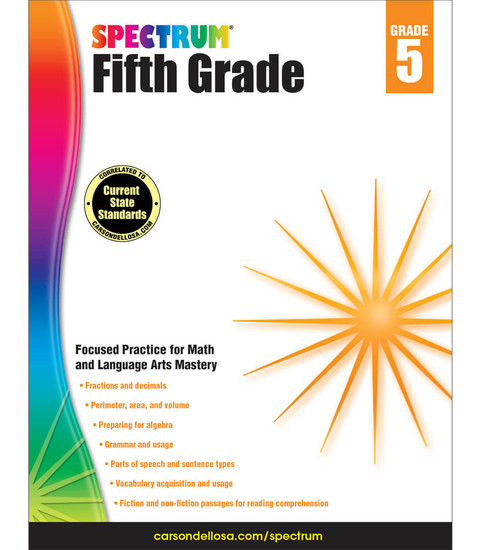 Grade 5 Spectrum Fifth Grade Workbook eBook