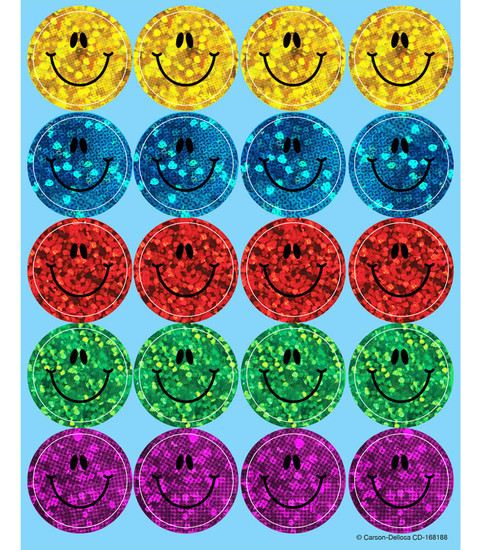 Smiley Faces Dazzle™ Stickers image