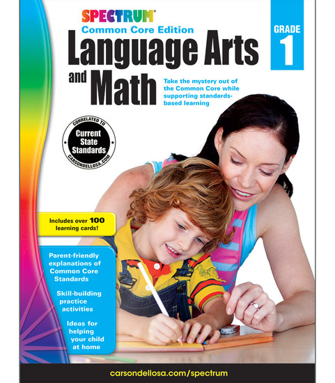 Spectrum Language Arts and Math Workbook Grade 1 eBook