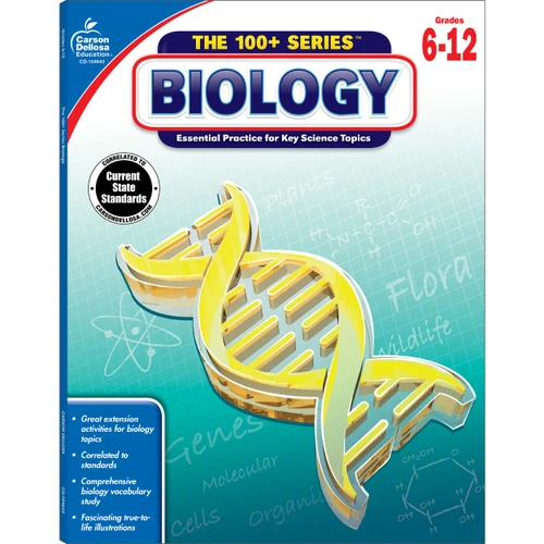 The 100+ Series™ Biology Workbook image