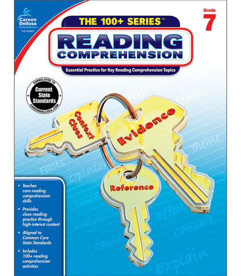 The 100+ Series™ Reading Comprehension Workbook image