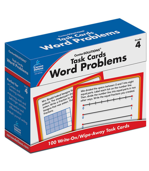 Task Cards: Word Problems image