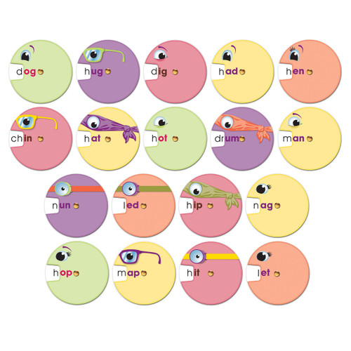 Word Wheels: Word Families Language Arts Manipulative image