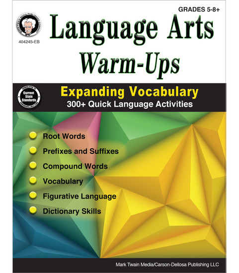 Mark Twain Language Arts Warm-Ups, Grades 5 - 12 Teacher