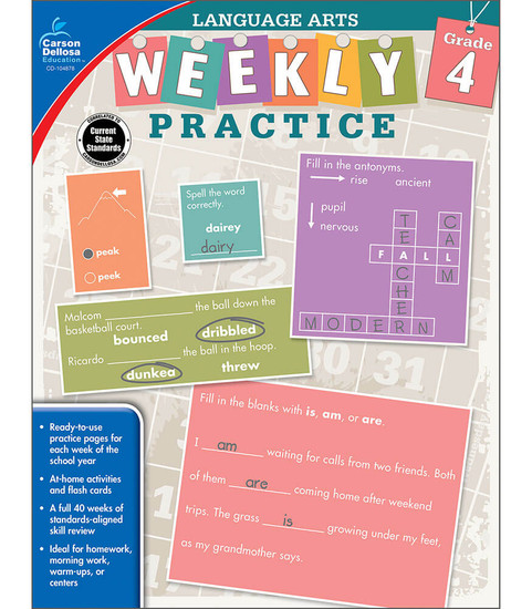 Weekly Practice: Language Arts Workbook image
