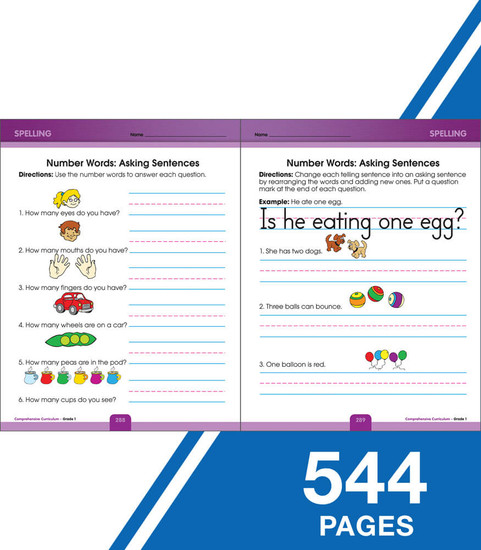 Grade 1 Comprehensive Curriculum of Basic Skills Workbook Paperback