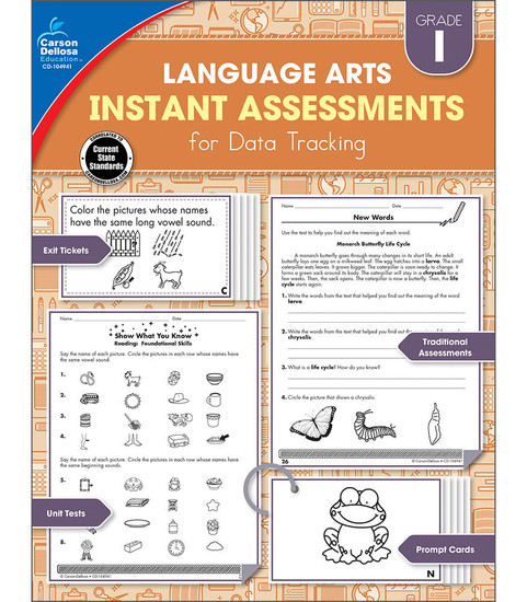 Carson-Dellosa Instant Assessments for Data Tracking, Grade 1 Teacher