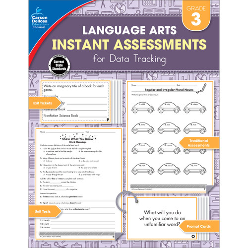 Language Arts Instant Assessments for Data Tracking Resource Book image