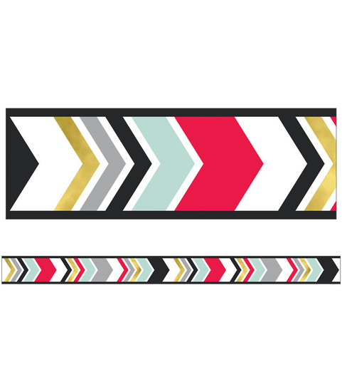 Follow Your Path Straight Bulletin Board Borders image