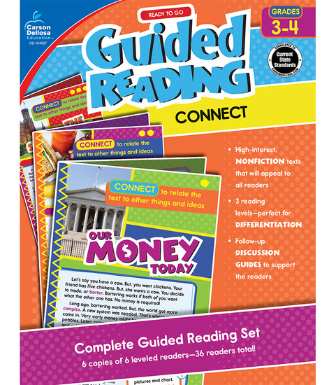 Carson-Dellosa Ready to Go Guided Reading: Connect, Grades 3 - 4 Teacher