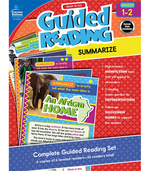 Ready to Go Guided Reading: Summarize Resource Book image