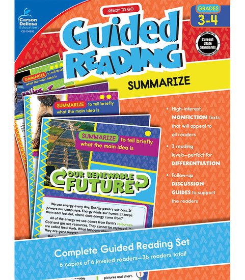 Ready to Go Guided Reading: Summarize Resource Book image